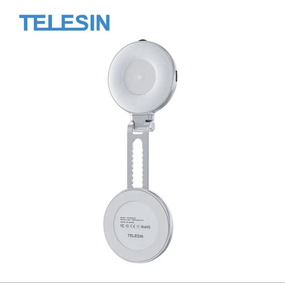 TELESIN C03 Magnetic Selfie Light, Phone Light Compatible with iPhone Magsafe